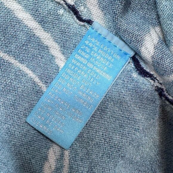 J McLaughlin navy blue nautical rope‎ knot print Catalina shirt size Small - Picture 6 of 7